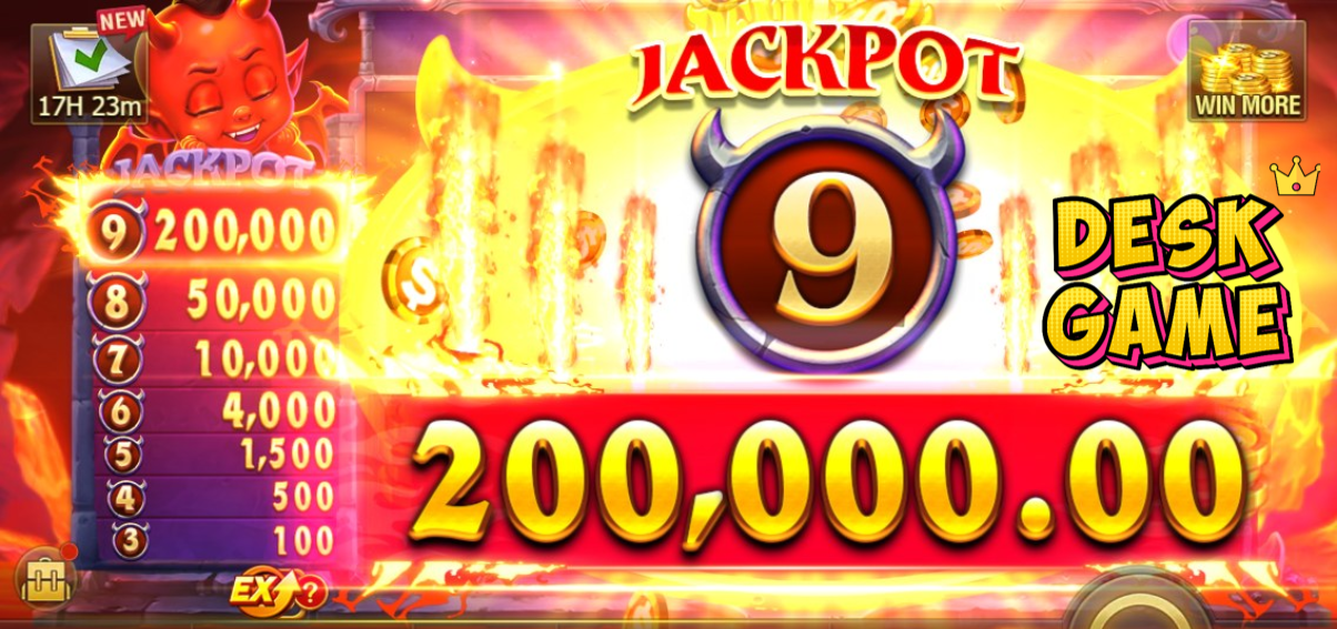 Filipino players are happy to win 200,000 pesos, good luck of slot machine in deskgame!