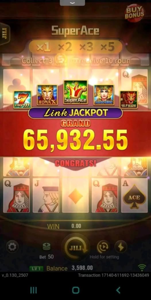 Won Super Ace Slot Machine P65,932.55!!!Join DeskGame try your Luck!